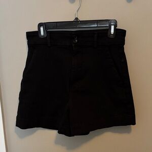 Everlane High Waist Black Women's Shorts